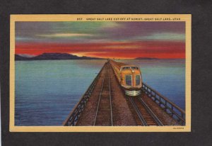 UT Southern Pacific Streamliner Railroad Train Salt Lake UTAH Postcard nr Ogden