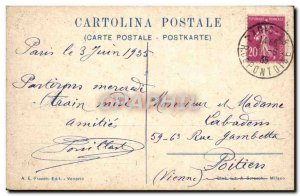 Old Postcard Venice Canal Grande Paiazzo Frranchetti