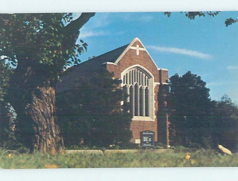 Unused Pre-1980 CHURCH SCENE Fort Sill - Lawton Oklahoma OK G3314