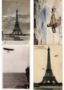 AIRCRAFT, AVIATION 48 Vintage Postcards Mostly Pre-1940 (L2759)