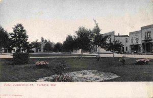 Park Commercial Park Brandon Wisconsin 1910c postcard