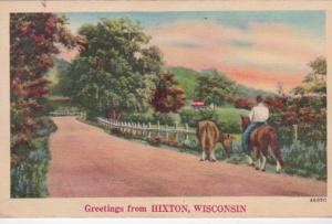 Wisconsin Greetings From Hixton 1948