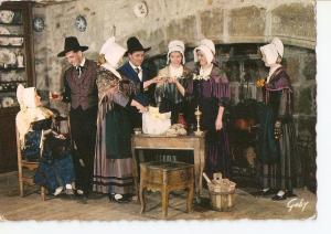 Postal 025283 : Groupe folklorique de la Haute-Auvergne Folklore de France