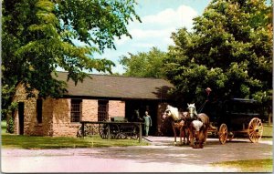 Blacksmith Shop Greenfield Village Dearborn Michigan MI Horse Carriage Postcard  