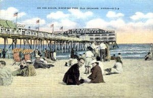 On the Sand in Old Orchard Beach, Maine