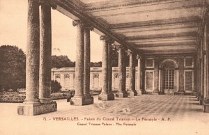 Vintage Postcard 1910s Grand Trianon Palace The Peristyle Versailles Paris FR