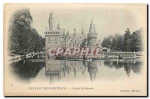 Old Postcard Chateau de Maintenon Facade Meridionale