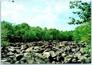 Postcard - Ringing Rocks Park, Pennsylvania