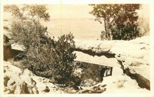 Petrified Forest Arizona Natural Bridge Route 66 1930s Frashers Postcard 21-5771