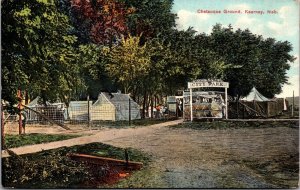 Postcard Chatauqua Ground in Kearney, Nebraska