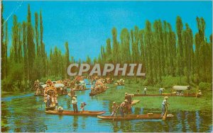 Postcard Modern XOCHIMILCO LAGO OF MEXICO