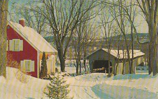 Covered Bridge Haverhill Bedell Covered Bridge Vermont