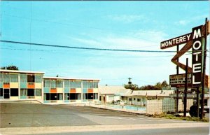 Nashville, TN Tennessee MONTEREY MOTEL & CAFE~RC Huddleston ROADSIDE Postcard