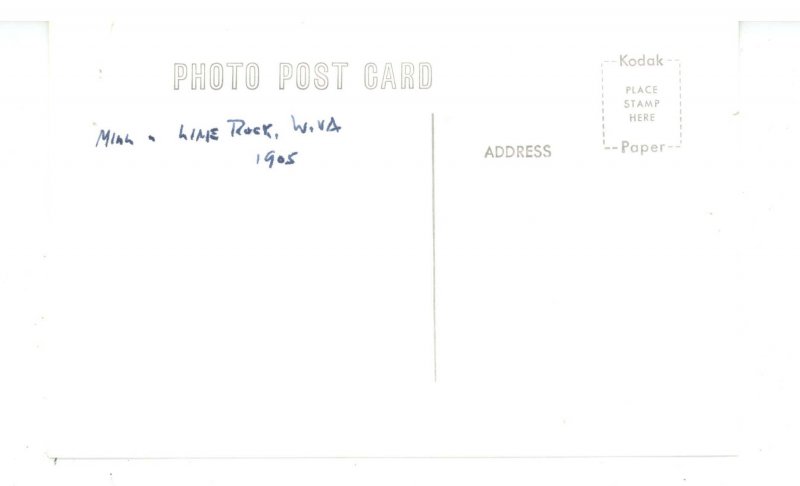 WV - Lime Rock. The Mill, 1905  RPPC