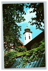 Vintage 1960's Postcard Frankenmuth Bavarian Inn Onion Tower Michigan