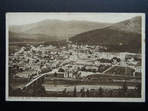 Scotland BALLATER as seen from Craig Coillach c1930s Postcard