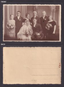 Vinatage postcard GERMANY RPPC The Wedding