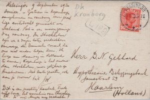 Denmark Helsingborg Castle Helsingør Vintage RPPC 04.95