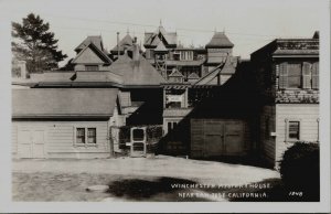 RPPC Winchester Mystery House San Jose California Real Photo Postcard DOPS