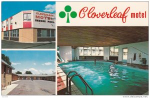 Swimming Pool, Cloverleaf Motel, MEDICINE HAT, Alberta, Canada, 40-60´s