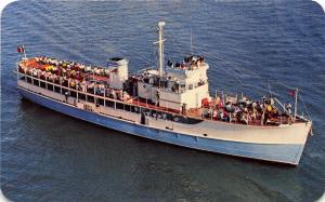 Acapulco Mexico~Sea Cloud Yacht Cruises~Passengers Waving from Ship~c1960s Pc