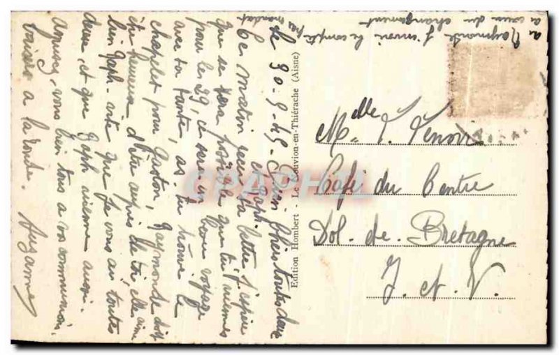 Old Postcard Le Nouvion en Thierache Saur of & # 39Auge executed by a profess...