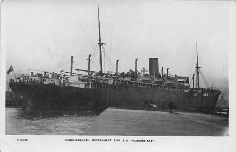 SS Hobsons Bay Aberdeen & Commonwealth Line Ship Unused 