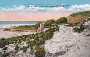 Birds Eye View Of Fort Barrancas And San Carlos And Mccerea In Distance Pensa...