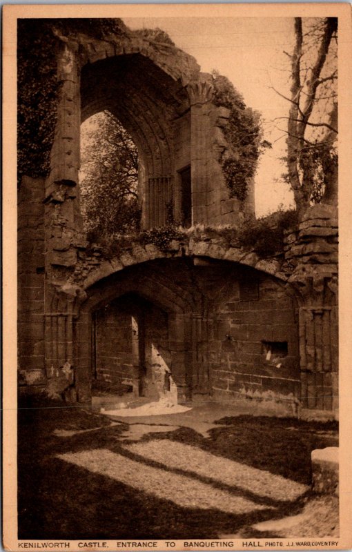 Kenilworth Castle lot of 8 UK vintage Postcard