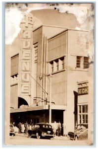 c1940's Avenue Theater View Hewitt's Anchorage Alaska AK RPPC Photo Postcard 