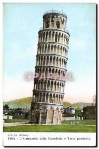 Postcard Old Pisa Cathedral Belltower Tore pendent