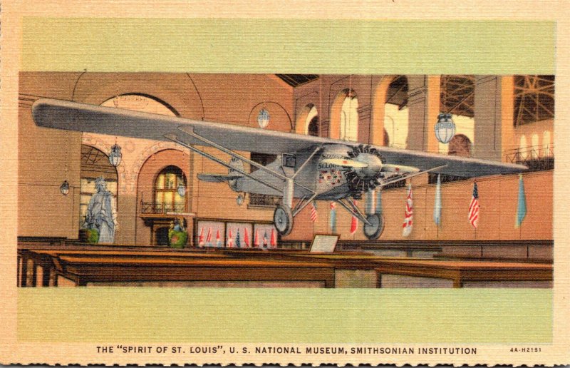 Washington D C Smithsonian Institution Lindbergh's Spirit Of St Lo...