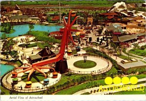 Houston, TX Texas  ASTROWORLD AMUSEMENT PARK  Mod Ville~Astrowheel  4X6 Postcard