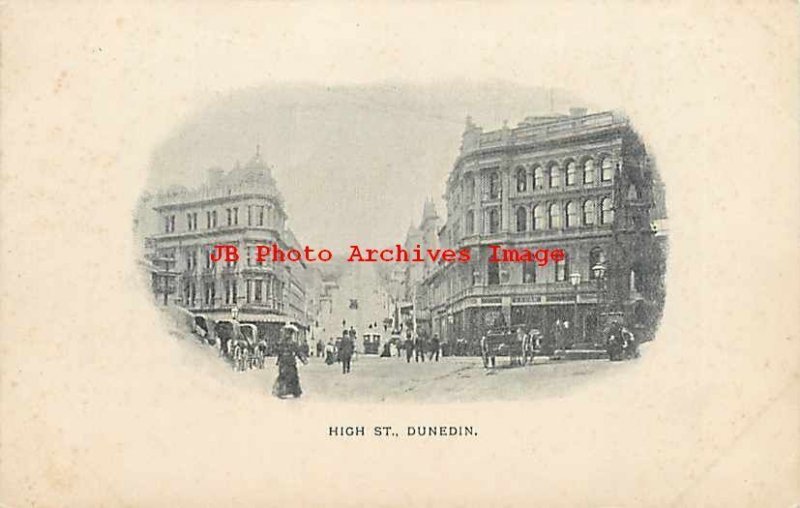 New Zealand, Dunedin, High Street, Business Section