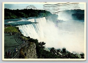 c1981 Niagara Falls ONTARIO Canada View from America 4x6 VINTAGE Postcard 0245