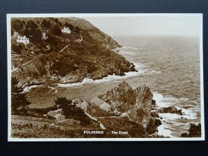 Cornwall POLPERRO The Coast - Old RP Postcard by Photomatic Ltd