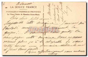 Old Postcard Landscapes and stones Provence Old stereotype Moutiers Sainte Marie