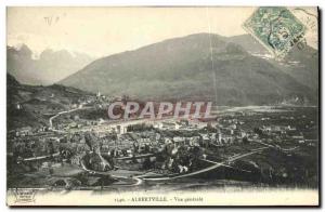 Old Postcard Albertville Vue Generale