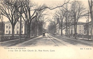 Elm Street from Church Street New Haven, Connecticut CT