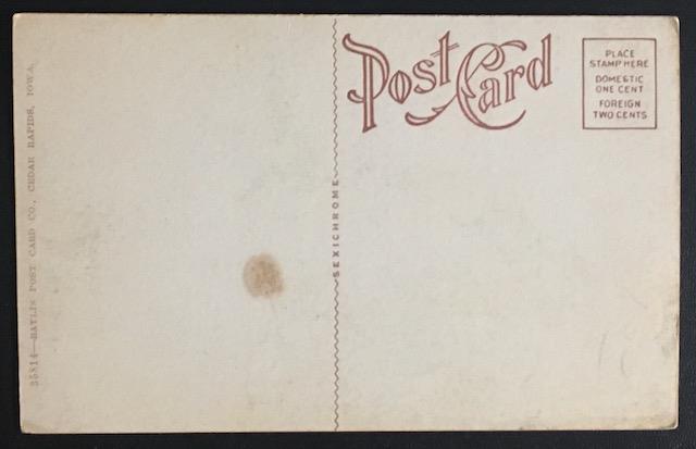 The Palisades Cedar River Cedar Rapids IA Baylis Post Card Co 35814