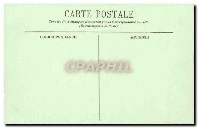 Biarritz Old Postcard The rock of the Virgin and gateway