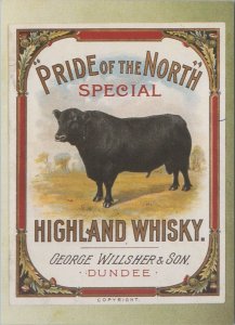 Advertising Postcard - Alcohol, Drink, Scotch Whiskey, Glasgow 1900 Ref.RR16758