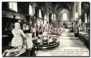 Angers Old Postcard Museum St. John became since 1874 archaeological museum r...