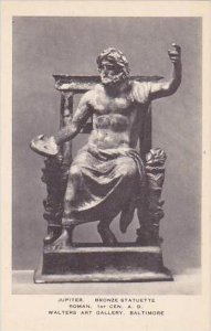 Maryland Baltimore Jupiter Bronze Statuette Roman 1st Cen A D Walters Art Gal...