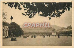 Old Postcard Lyon Place Bellecour