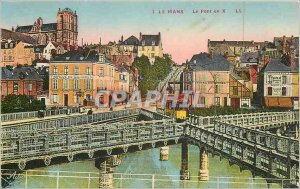 Old Postcard Le Mans Tramway Bridge X