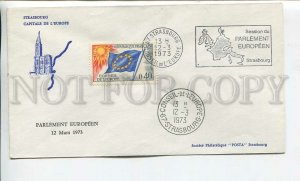 448025 FRANCE Council of Europe 1973 year Strasbourg European Parliament COVER