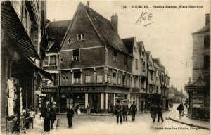 CPA BOURGES Vieilles Maisons Place Gordaine (863370)