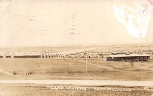 J34/ Fort Sill Oklahoma RPPC Postcard c1918 WWI Camp Doniphan Military 35