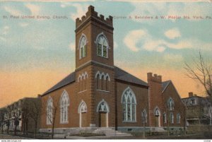 YORK , Pennsylvania , 00-10s ; St Paul United evang. Church